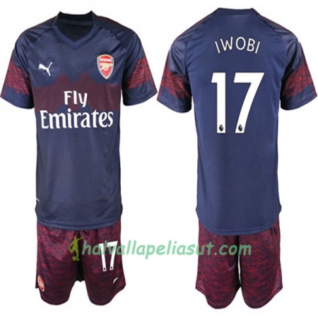 Jalkapallo Pelipaidat Arsenal FC Alex Iwobi 17 Lasten Vieraspaita 2018-2019 Lyhythihainen